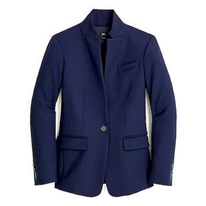 J. CREW Regent Blazer Four Season Stretch Blazer Navy